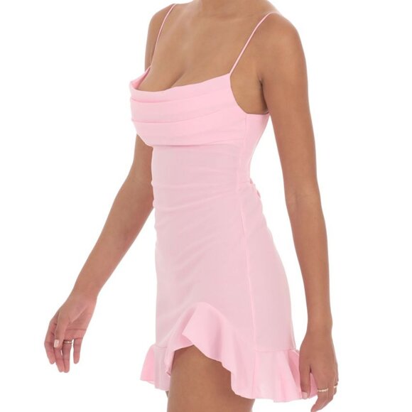 Lucy in the Sky - Sequin Lavender Homecoming Dress - Picture 3 of 4